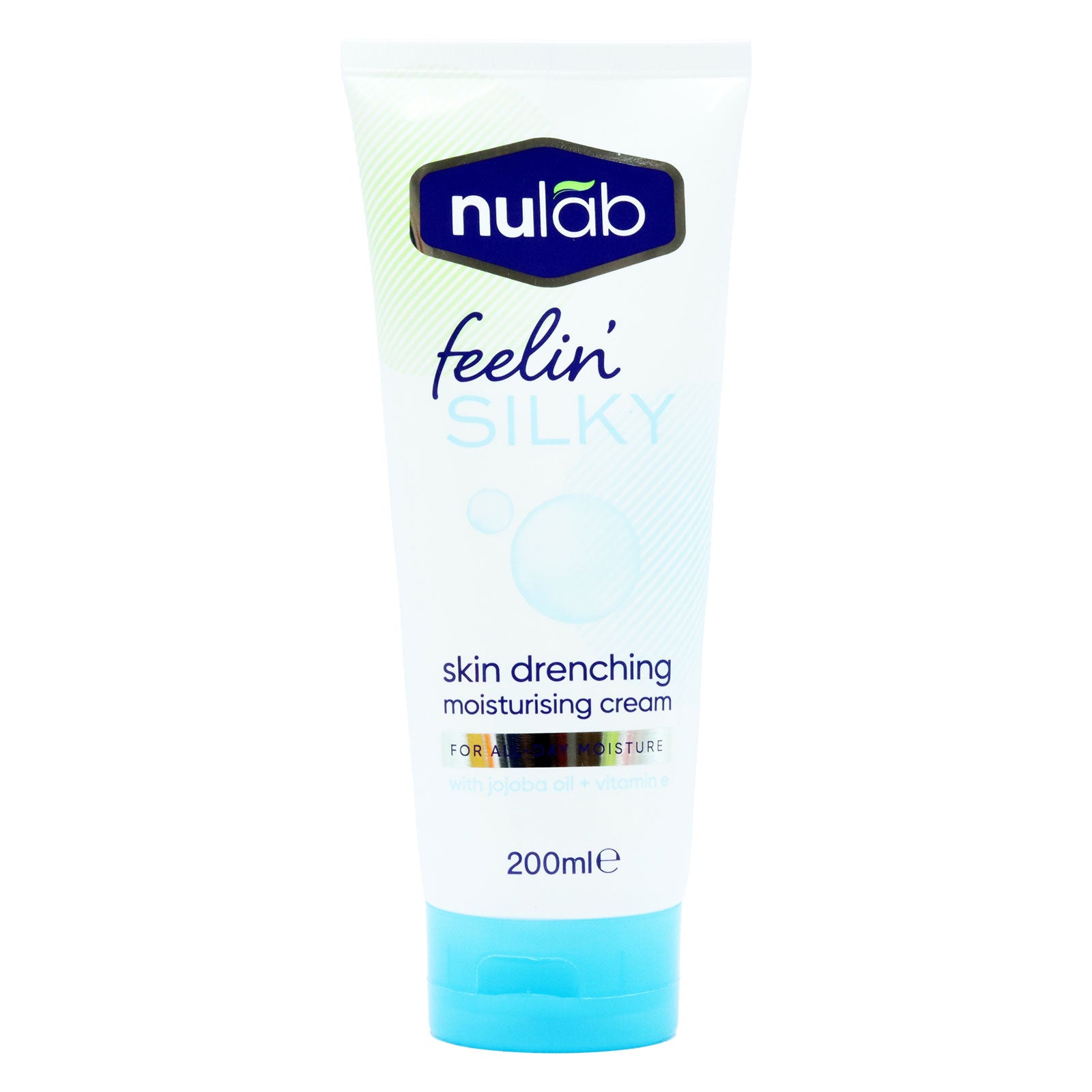 Nulab Feelin Silky Moisturiser 200ml | High Quality Tissue Product Online - Product Image Nulab Feelin Silky Moisturiser 200ml | High Quality Tissue Product Online - Product Image